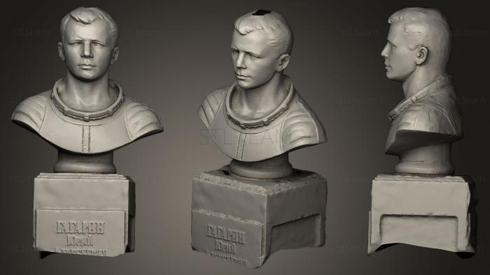 3D модель Юрий Гагарин (STL)